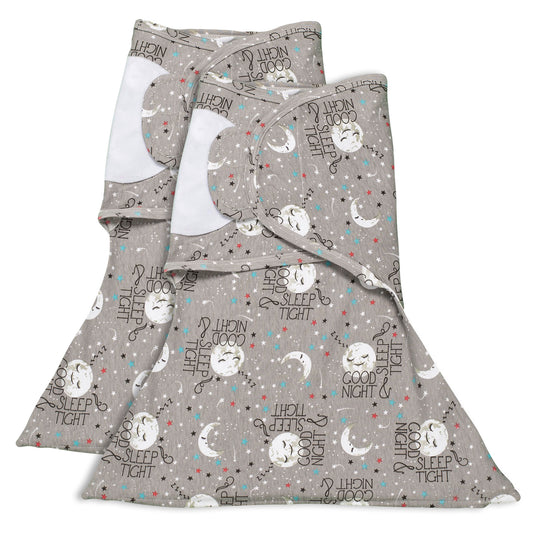 Sleeping Baby Goodnight Moon Zippy Swaddle - Bundle of 2
