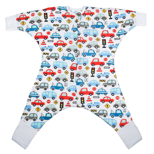 Sleeping Baby Busy Town Flying Squirrel Pajama - Lightweight