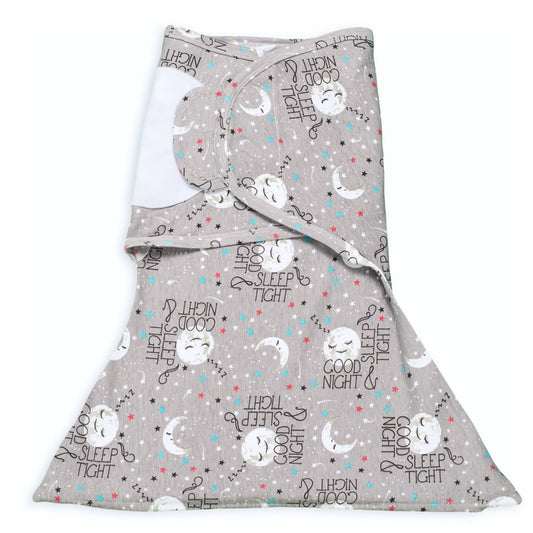 Sleeping Baby Zippy Swaddle safe sleep cotton swaddle Goodnight Moon