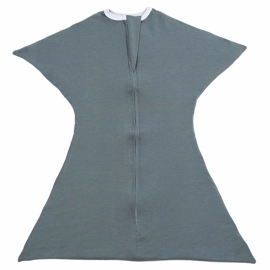 #Classic Zipadee-Zip Swaddle Transition in Dark Gray - Front View