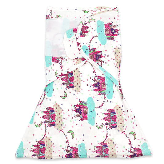 Sleeping Baby Zippy Swaddle safe sleep cotton swaddle Dream Castle