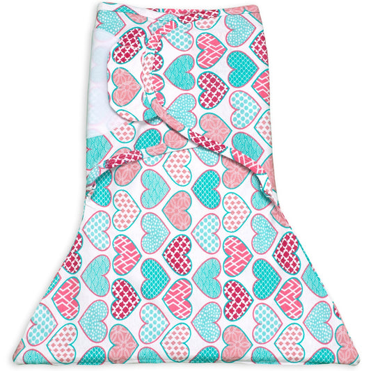 Sleeping Baby Zippy Swaddle safe sleep cotton swaddle Lots of Love