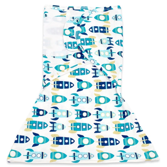 Sleeping Baby Zippy Swaddle safe sleep cotton swaddle Rocket